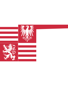 Flag: Sigismund of Hungary |  landscape flag | 1.35m² | 14.5sqft | 85x160cm | 33x60inch 