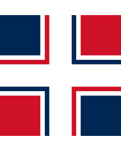 Flag: Société française de vexillologie |  1.35m² | 14.5sqft | 120x120cm | 45x45inch 