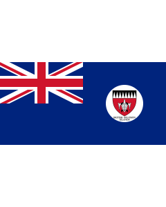 Flag: Solomon Islands 1947-1956 British Solomon Islands Protectorate |  landscape flag | 1.35m² | 14.5sqft | 80x160cm | 30x60inch 