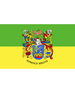Flag: Somogy-megye | Somogy megye |  landscape flag | 1.35m² | 14.5sqft | 90x150cm | 3x5ft 