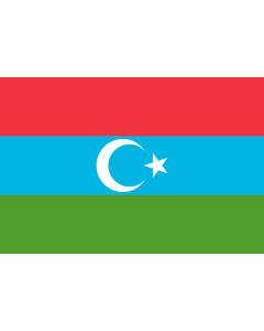 Flag: South Turkistan - Afghanistan Turks |  landscape flag | 1.35m² | 14.5sqft | 90x150cm | 3x5ft 