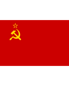 Flag: 3 2 variant of flag of the Soviet Union |  landscape flag | 1.35m² | 14.5sqft | 90x150cm | 3x5ft 