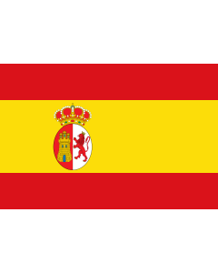 Flag: Spain  1785-1873 and 1875-1931 |  landscape flag | 1.35m² | 14.5sqft | 90x150cm | 3x5ft 