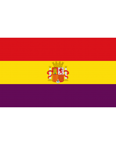 Flag: Spain during the Second Spanish Republic  1931-1939 |  landscape flag | 1.35m² | 14.5sqft | 90x150cm | 3x5ft 