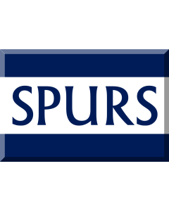 Flag: SpursFlag | Fantasy football flag for Spurs |  landscape flag | 1.35m² | 14.5sqft | 90x150cm | 3x5ft 