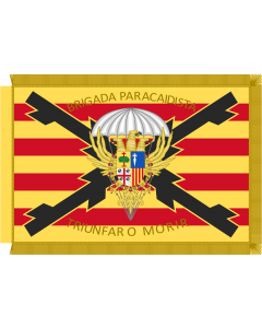 Flag: Standard of the 6th Airborne Brigade  Almogávares   Spanish Army |  landscape flag | 1.35m² | 14.5sqft | 90x150cm | 3x5ft 