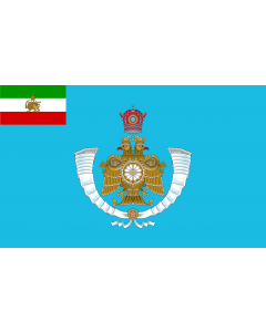 Flag: Standard of the Crown Prince Reza Pahlavi of Iran |  landscape flag | 1.35m² | 14.5sqft | 90x150cm | 3x5ft 