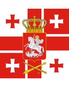 Flag: Standard of the President of Georgia |  1.35m² | 14.5sqft | 120x120cm | 45x45inch 
