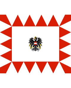 Flag: For signalling General on Board |  landscape flag | 0.06m² | 0.65sqft | 22x27cm | 10x11inch 