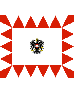 Flag: For signalling General on Board |  landscape flag | 0.06m² | 0.65sqft | 22x27cm | 10x11inch 