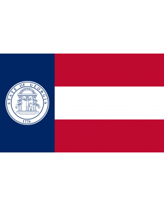 Flag: State of Georgia  1920–1956 | State of Georgia  1920-1956 |  landscape flag | 1.35m² | 14.5sqft | 90x150cm | 3x5ft 