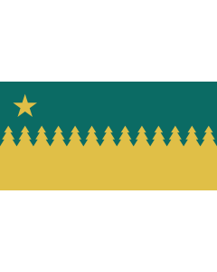 Flag: Banner of Sudbury, Ontario |  landscape flag | 1.35m² | 14.5sqft | 80x160cm | 30x60inch 