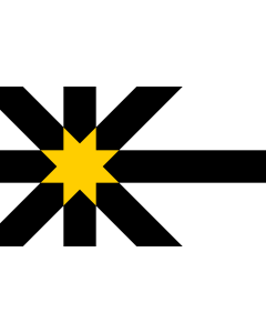 Flag: Sutherland | County Flag of Sutherland |  landscape flag | 1.35m² | 14.5sqft | 90x150cm | 3x5ft 