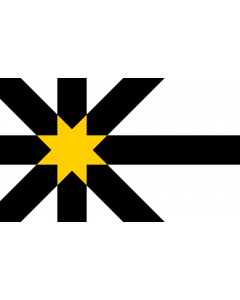 Flag: Former flag of Sutherland |  landscape flag | 1.35m² | 14.5sqft | 90x150cm | 3x5ft 