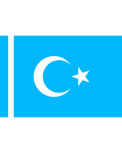 Flag: Syrian Turkmen flag  variant 2 |  landscape flag | 1.35m² | 14.5sqft | 90x150cm | 3x5ft 