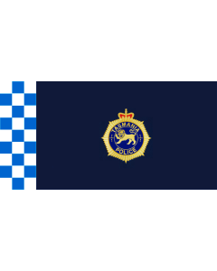 Flag: Tartan  of light blue and white at the hoist |  landscape flag | 1.35m² | 14.5sqft | 80x160cm | 30x60inch 