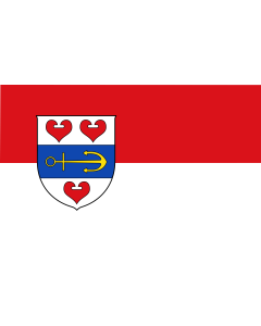 Flag: City of Tecklenburg |  landscape flag | 1.35m² | 14.5sqft | 90x150cm | 3x5ft 
