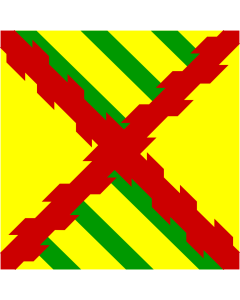Flag: Tercio - Bandera de la compañía |  1.35m² | 14.5sqft | 120x120cm | 45x45inch 