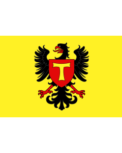 Flag: Toul | City of Toul in Lorraine  France |  landscape flag | 1.35m² | 14.5sqft | 90x150cm | 3x5ft 