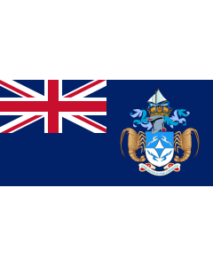 Flag: Tristan da Cunha |  landscape flag | 0.06m² | 0.65sqft | 17x34cm | 7x14inch 