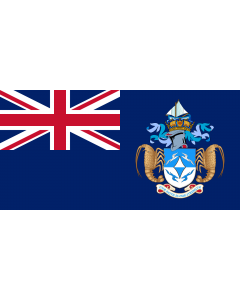 Flag: Tristan da Cunha |  landscape flag | 1.35m² | 14.5sqft | 80x160cm | 30x60inch 