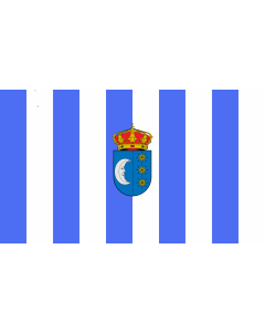 Flag: Tui | Città di Tui |  landscape flag | 1.35m² | 14.5sqft | 90x150cm | 3x5ft 