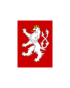 Flag: Turnov town, Semily District, Czech Republic |  landscape flag | 1.35m² | 14.5sqft | 90x150cm | 3x5ft 