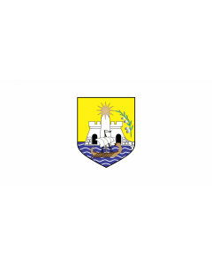 Flag: Ulcinj |  landscape flag | 1.35m² | 14.5sqft | 80x160cm | 30x60inch 