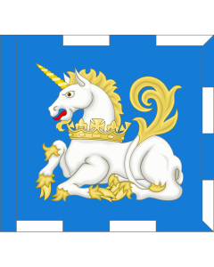 Flag: Unicorn Pursuivant of Arms |  1.35m² | 14.5sqft | 110x120cm | 45x50inch 