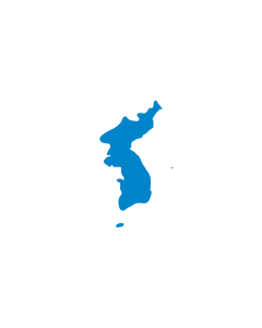 Flag: Korean Unification |  landscape flag | 1.35m² | 14.5sqft | 90x150cm | 3x5ft 