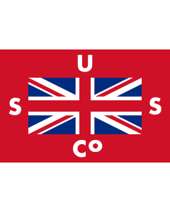 Flag: Union steamship co | House flag of the Union Steamship Company of New Zealand |  landscape flag | 1.35m² | 14.5sqft | 90x150cm | 3x5ft 