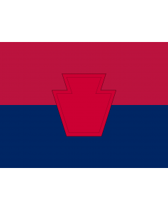 Flag: 28th Infantry Division |  landscape flag | 1.35m² | 14.5sqft | 100x130cm | 40x50inch 
