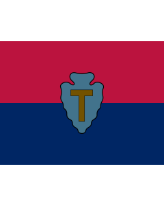 Flag: 36th Infantry Division |  landscape flag | 1.35m² | 14.5sqft | 100x130cm | 40x50inch 