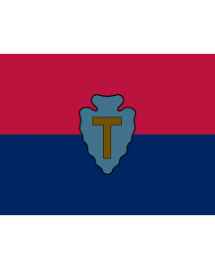 Flag: 36th Infantry Division |  landscape flag | 1.35m² | 14.5sqft | 100x130cm | 40x50inch 