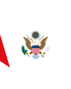 Flag: Standard of the United States Assistant Secretary of War |  landscape flag | 1.35m² | 14.5sqft | 100x130cm | 40x50inch 