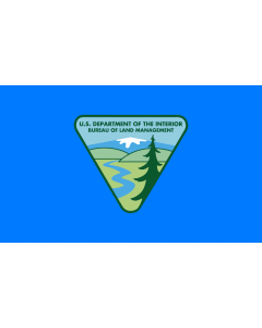Flag: United States Bureau of Land Management |  landscape flag | 1.35m² | 14.5sqft | 90x150cm | 3x5ft 