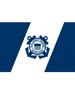Flag: The United States Coast Guard Auxiliary |  landscape flag | 1.35m² | 14.5sqft | 90x150cm | 3x5ft 