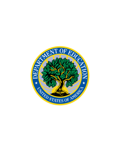 Flag: United States Department of Education |  landscape flag | 1.35m² | 14.5sqft | 90x150cm | 3x5ft 