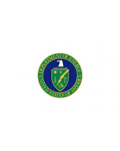 Flag: United States Department of Energy |  landscape flag | 1.35m² | 14.5sqft | 90x150cm | 3x5ft 