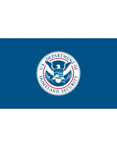 Bandiera: United States Department of Homeland Security | The United States Department of Homeland Security  DHS |  bandiera paesaggio | 1.35m² | 90x150cm 
