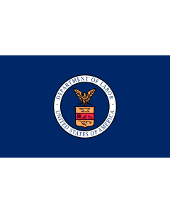 Flag: United States Department of Labor 1915-1960 |  landscape flag | 1.35m² | 14.5sqft | 90x150cm | 3x5ft 