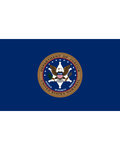 Flag: United States Marshals Service |  landscape flag | 1.35m² | 14.5sqft | 90x150cm | 3x5ft 