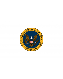 Flag: United States Securities and Exchange Commission |  landscape flag | 1.35m² | 14.5sqft | 90x150cm | 3x5ft 