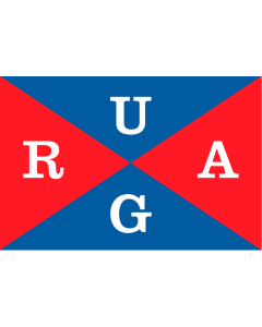 Flag: German shipping company URAG |  landscape flag | 1.35m² | 14.5sqft | 90x150cm | 3x5ft 