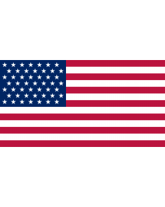 Flag: US flag 49 stars | US Flag with 49 stars |  landscape flag | 1.35m² | 14.5sqft | 85x160cm | 33x60inch 