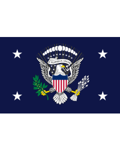 Flag: President of the United States  1916–1945 | President of the United States |  landscape flag | 1.35m² | 14.5sqft | 90x150cm | 3x5ft 
