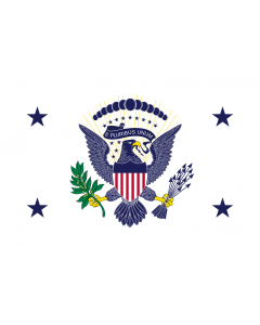 Flag: US-VicePresident-1936Flag | The first official Flag of the Vice President of the United States |  landscape flag | 1.35m² | 14.5sqft | 90x150cm | 3x5ft 