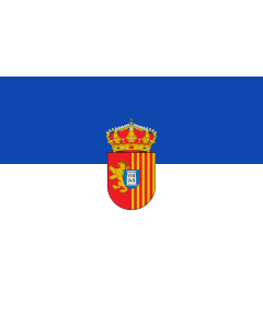 Flag: Utebo |  landscape flag | 1.35m² | 14.5sqft | 90x150cm | 3x5ft 