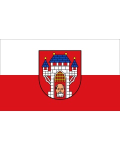Flag: City of Vechta |  landscape flag | 1.35m² | 14.5sqft | 90x150cm | 3x5ft 