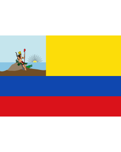 Flag: First Republic of Venezuela  1811-1812 |  landscape flag | 1.35m² | 14.5sqft | 90x150cm | 3x5ft 